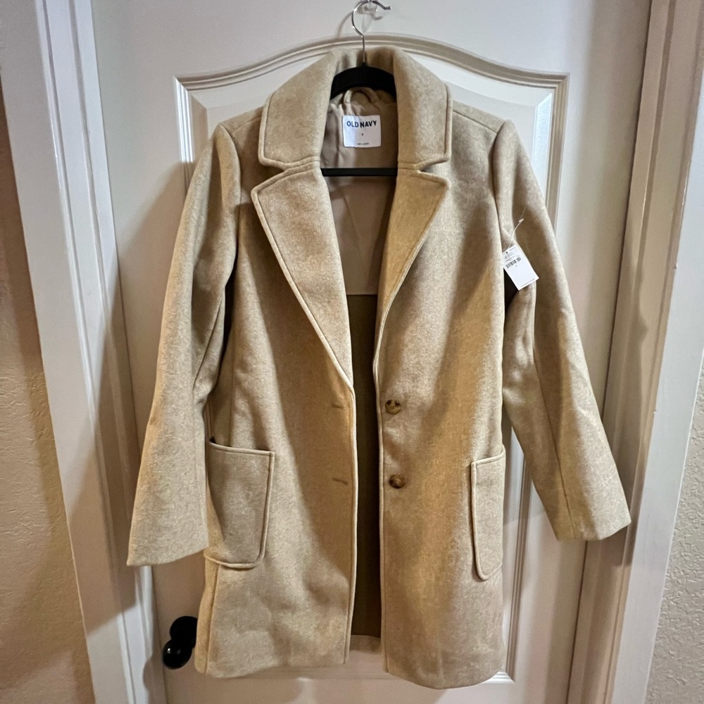 Old Navy Long Coat - Camel Tan